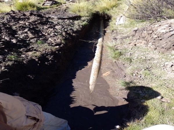 Agua Potable para peregrinos de Punta Corral