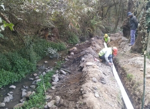 NUEVA RED CLOACAL QUE BENEFICIA A M&Aacute;S DE 200 FAMILIAS