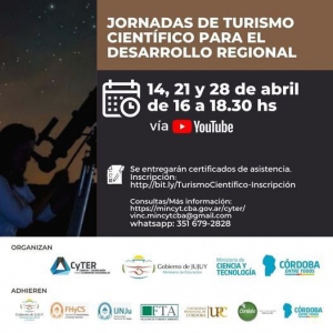 Jornadas de Turismo Cient&iacute;fico para el desarrollo regional