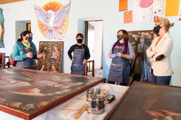 Uquia: trabajo de acondicionamiento de Los &Aacute;ngeles Arcabuceros