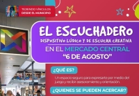 El Escuchadero estar&aacute; en el Mercado 6 de Agosto