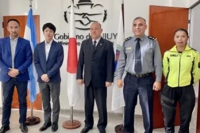 Funcionarios de Seguridad se reunieron con autoridades de la Embajada de Jap&oacute;n en Argentina