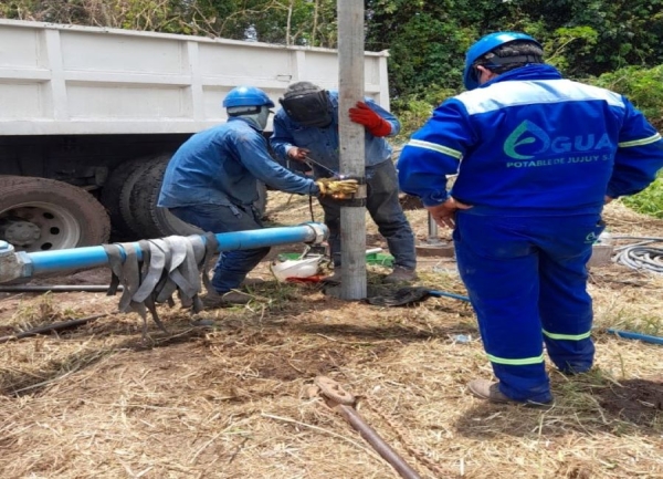 Agua Potable recuper&oacute; un pozo de agua para vecinos de Calilegua