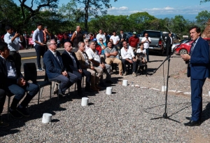 Sadir inaugur&oacute; oficialmente la pavimentaci&oacute;n de la Ruta 56