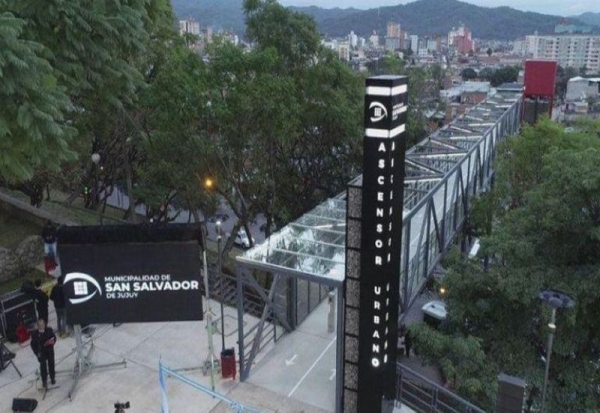Ya funciona el ascensor urbano de Jujuy