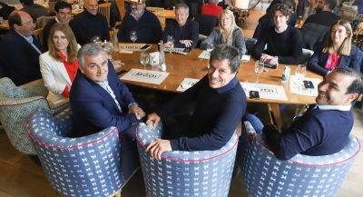 Manes cierra su campa&ntilde;a en baires junto a Gerardo Morales
