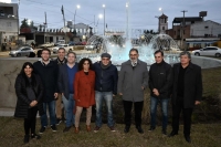 Inauguraron fuente ornamental en barrio Chijra