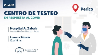 Centro de Testeo inici&oacute; la atenci&oacute;n en Perico