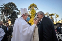 Multitudinaria presencia de feligreses en la fiesta religiosa del Sant&iacute;simo Salvador