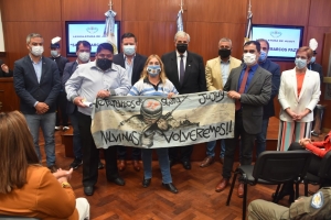 Legislatura entreg&oacute; menciones a Veteranos de Malvinas