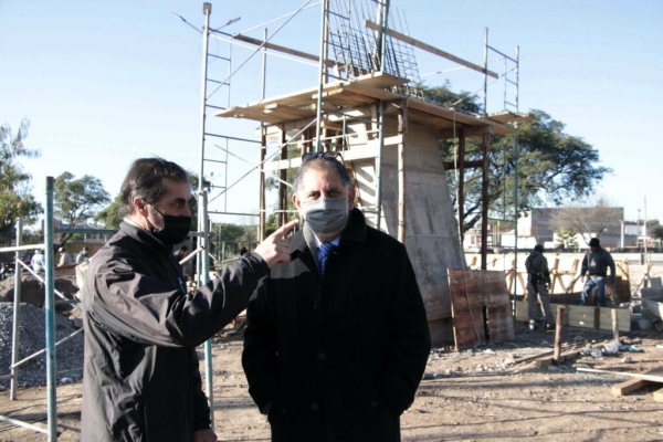 Avanzan las obras en el Parque General Arias