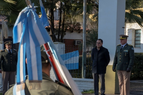 Concejales y un homenaje a gendarmes fallecidos en accidente vial