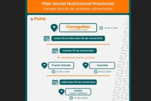 Cieneguillas. Distribuir&aacute;n unidades alimentarias