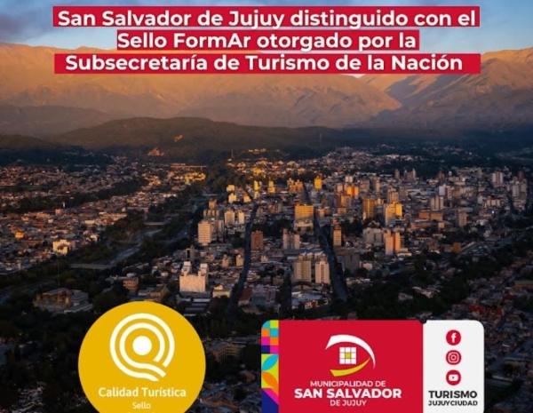 Turismo.Municipio capitalino recibi&oacute; el Sello FormAr por su excelencia