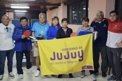 Juegos Nacionales EvitaFinal provincial de tenis de mesa en adultos mayores