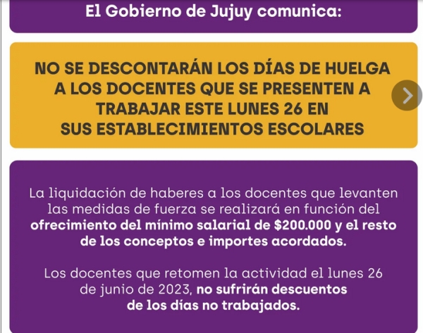No se descontar&aacute; al docente que vaya a dar clases