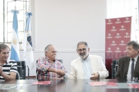 Importante firma de convenios para la instalaci&oacute;n de Estaciones de Alertas Tempranas en el R&iacute;o Chijra
