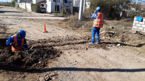 Nueva red de agua para vecinos del Comedero