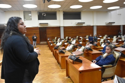 Estudiantes del Colegio Nuestra Se&ntilde;ora del Huerto visitaron la Legislatura