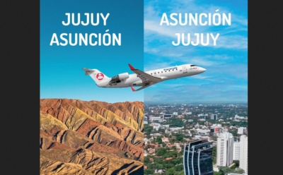 Jujuy y Asunci&oacute;n. Anuncian vuelos desde USD 199