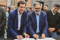 El intendente Jorge y el ministro Sadir firmaron importante convenio que mejorar&aacute; Alto Comedero