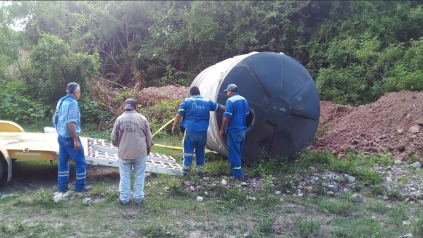 Finaliz&oacute; la nueva captaci&oacute;n y bombeo de agua en Palma Sola
