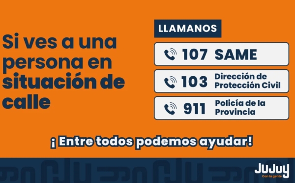Operativo de Gobierno. Asistencia a personas en situaci&oacute;n de calle
