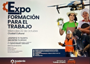 Este mi&eacute;rcoles. Expo Formaci&oacute;n para el Trabajo