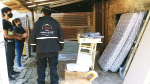 Asistencia &nbsp;a familia damnificada de Pampa Vieja por incendio de su casa