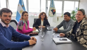 Ministra Serrano recibi&oacute; a referente de la UOCRA
