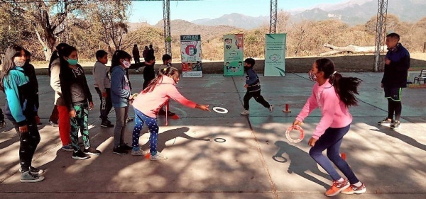 En vacaciones: "Carpa M&oacute;vil De Derechos y Juegos" en San Antonio