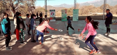 En vacaciones: "Carpa M&oacute;vil De Derechos y Juegos" en San Antonio