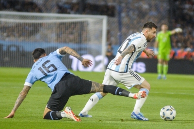 El gol de Darwin Núñez para Uruguay que selló la derrota de la selección argentina