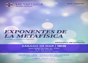 Curso sobre &ldquo;Principios Metaf&iacute;sicos&rdquo;