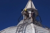 Obras finales en la c&uacute;pula de la Iglesia San Francisco