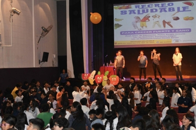 M&aacute;s de 250 estudiantes del nivel primario participaron del cierre del ciclo &ldquo;Recreo Saludable&rdquo;
