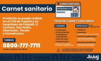Carnet Sanitario: El turno se solicita por tel&eacute;fono o v&iacute;a web