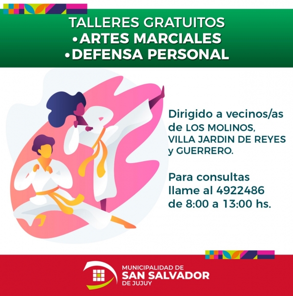 Talleres gratuitos en Delaci&oacute;n Municipal