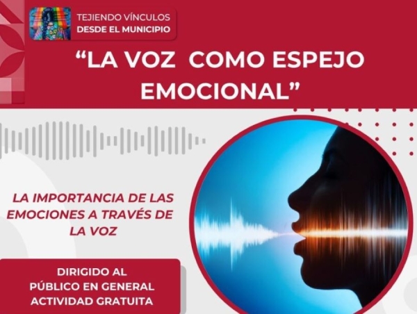 Invitan a la jornada &ldquo;La Voz como espejo emocional&rdquo;