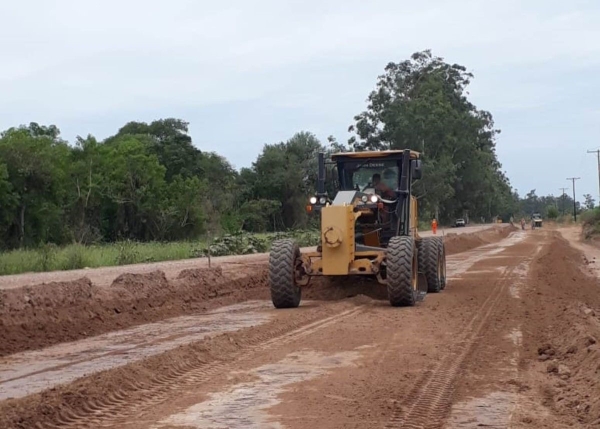 Obras de ruta El Talar - Vinalito, en ritmo &oacute;ptimo