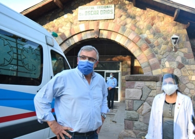 El gobernador Morales estuvo en el Hospital Orias