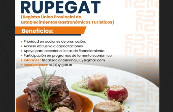 Habilitaron el Registro de Establecimientos Gastron&oacute;micos