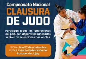Jujuy ser&aacute; sede del Campeonato Nacional de Judo