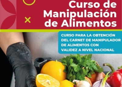 El mi&eacute;rcoles 25 iniciar&aacute; curso de manipulaci&oacute;n de alimentos