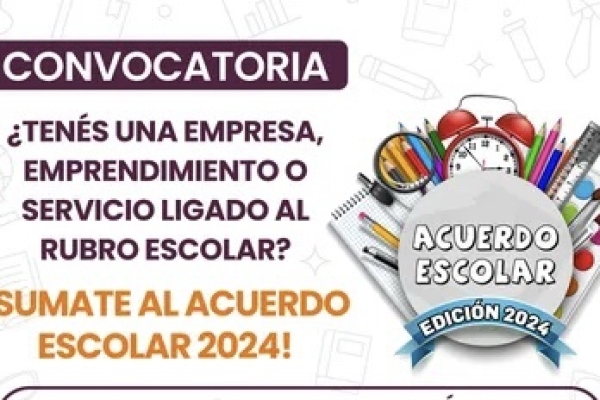 Acuerdo Escolar: convocan a empresarios a sumarse