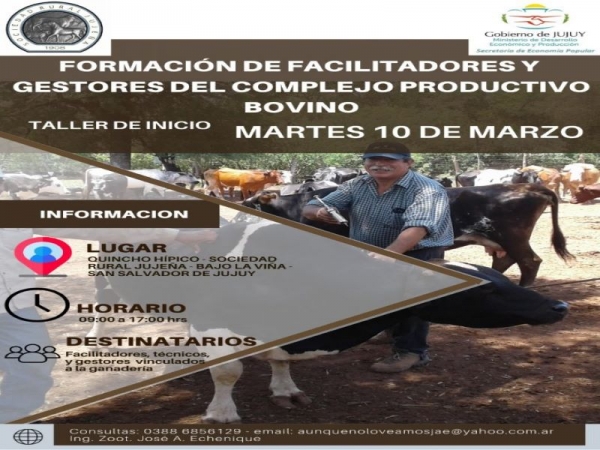 Buscan desarrollar el sector bovino