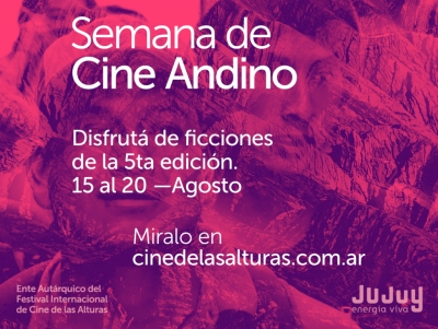 Proyecciones por semana del Cine Andino online
