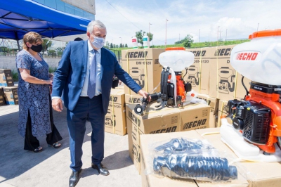 GIRSU entreg&oacute; Insumos a 60 municipios de la provincia
