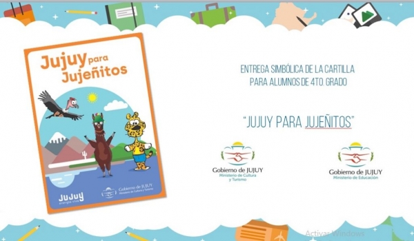 Estudiantes de 4&deg;grado recibir&aacute;n cartilla "Jujuy para juje&ntilde;itos"