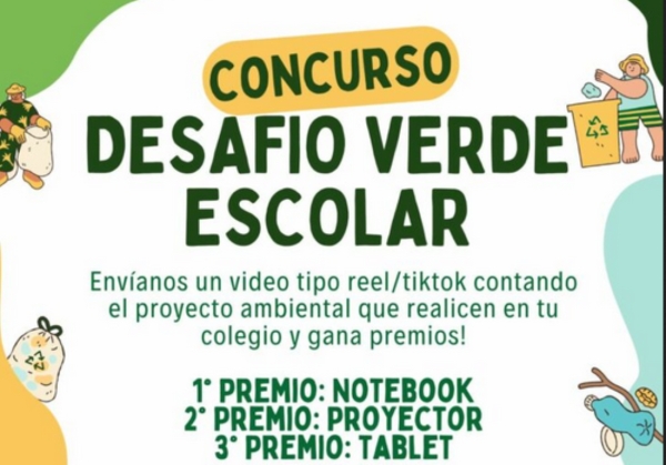&ldquo;Desaf&iacute;o Verde Escolar&rdquo;.&Uacute;ltimos d&iacute;as para participar